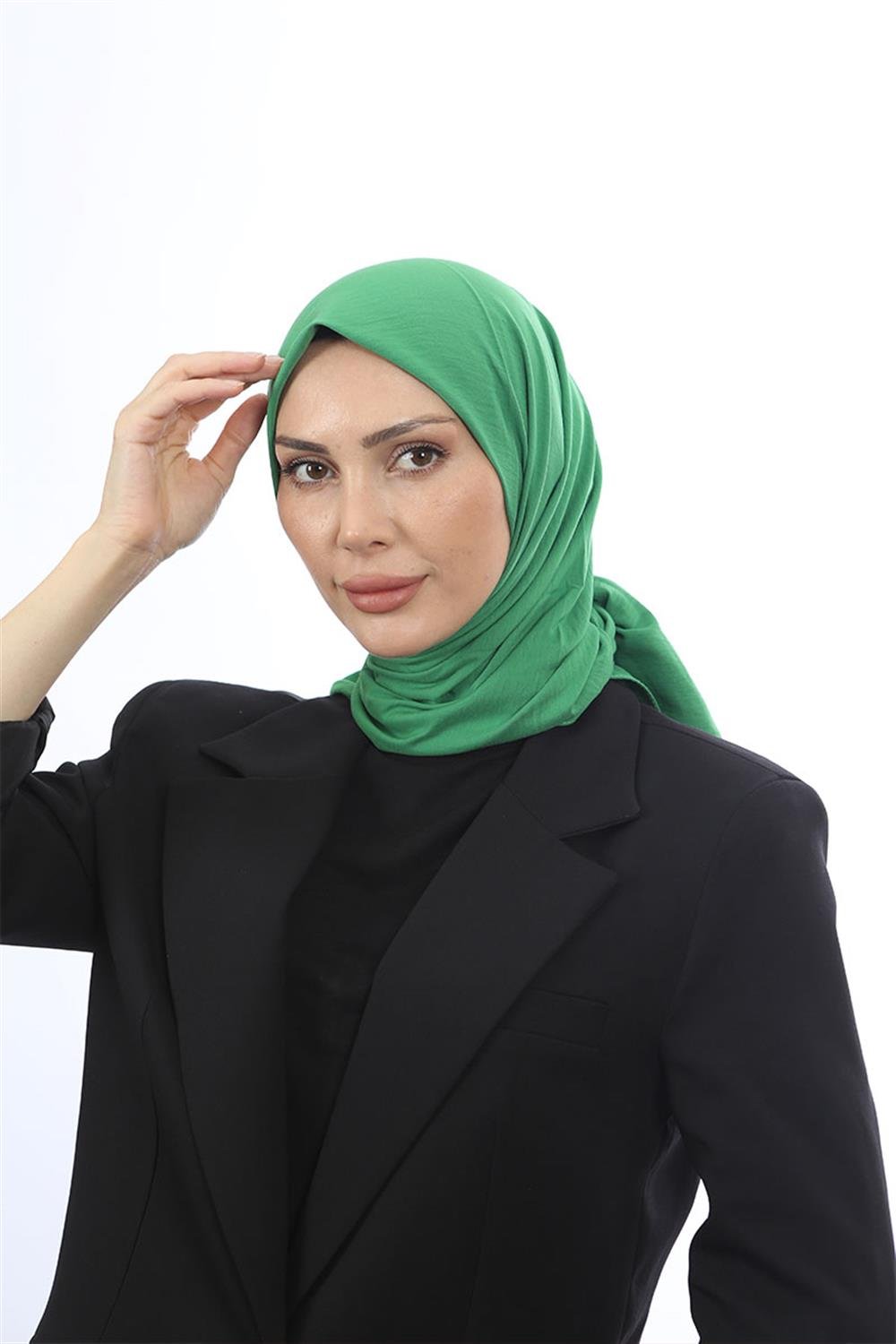 Pamuk Cazz Eşarp Yeşil