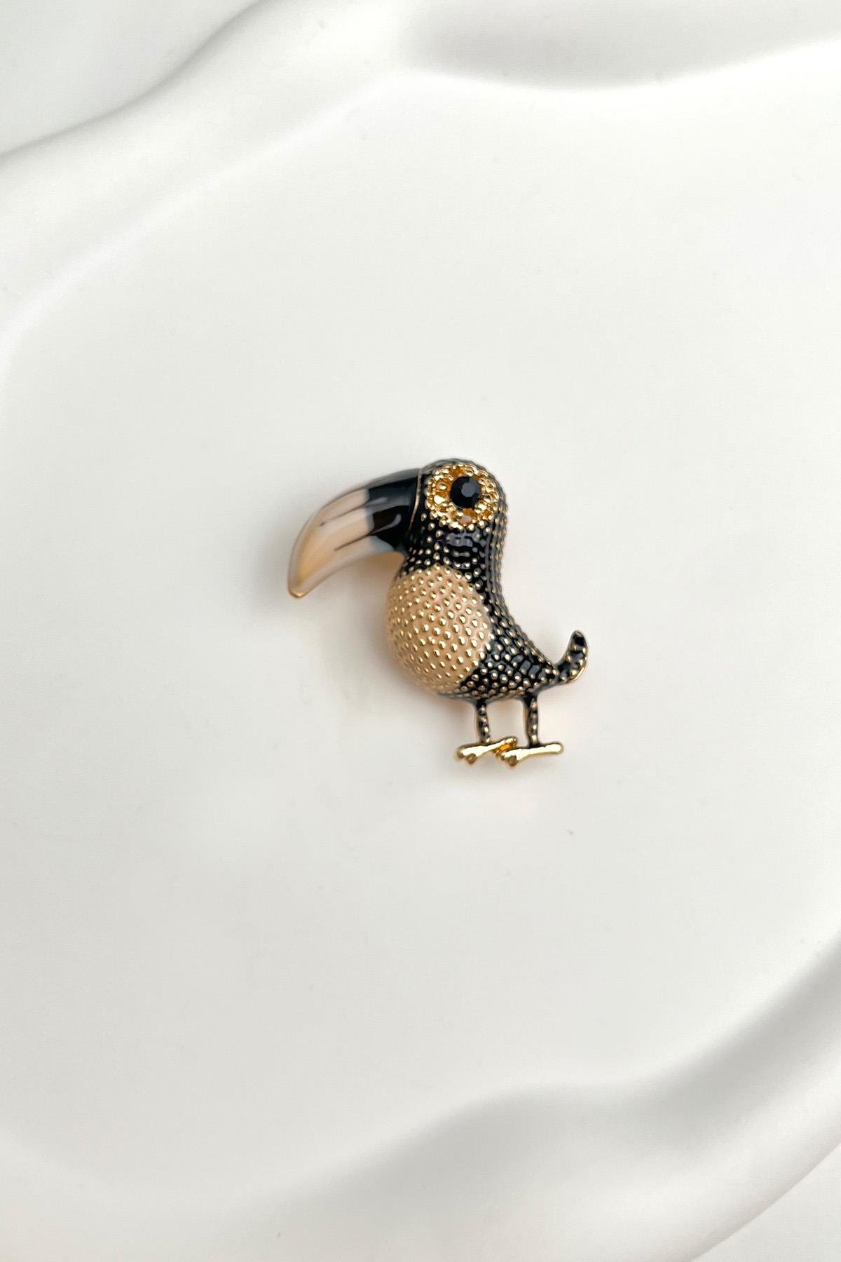 Tukan Kuşu Broş (Ölçü:3,5 cm)