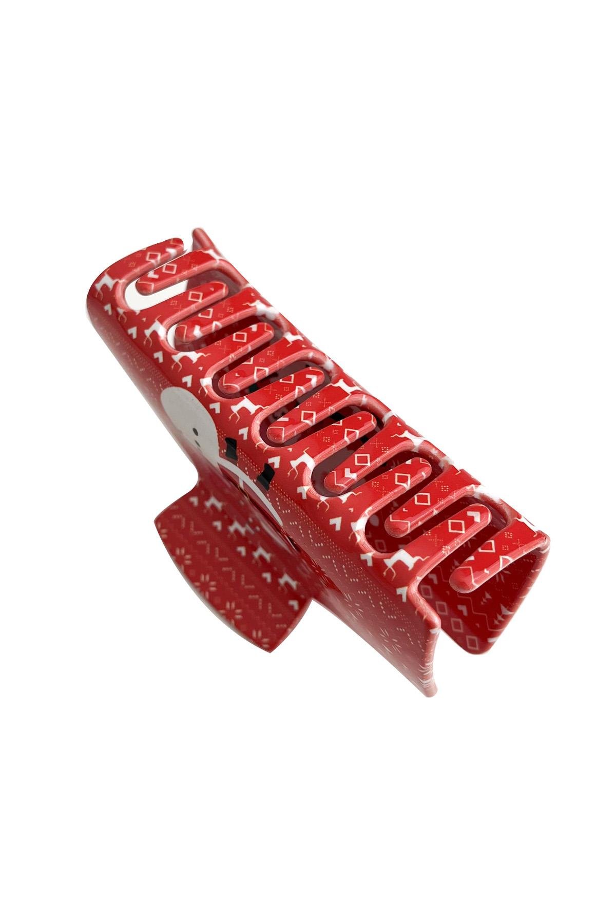 Yılbaşı Özel Noel Baba Figürlü Kıskaç Toka (9cm)