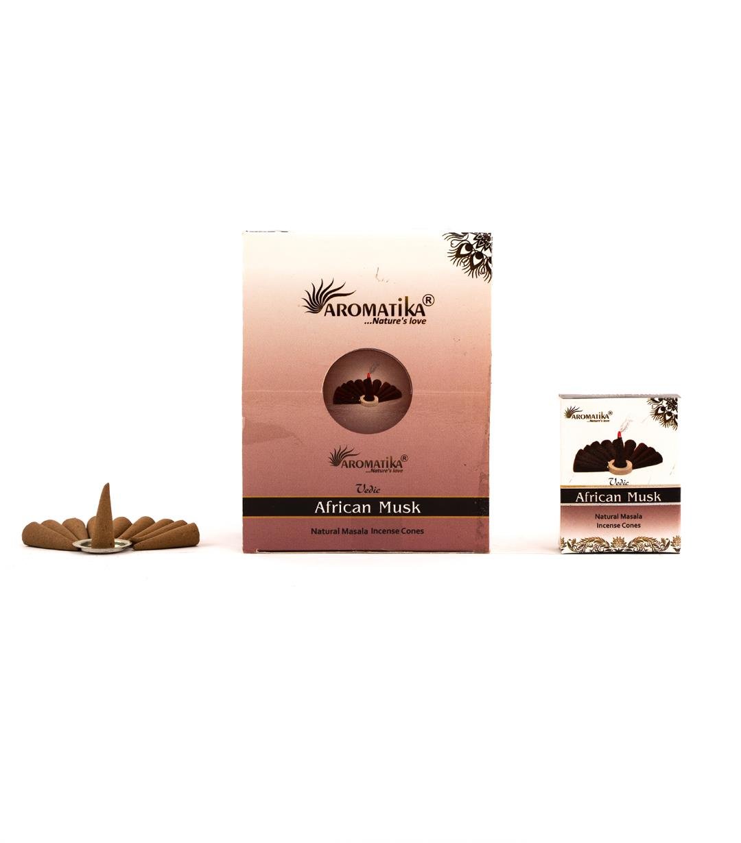 Aromatika African Musk Vedic Konik Tütsü