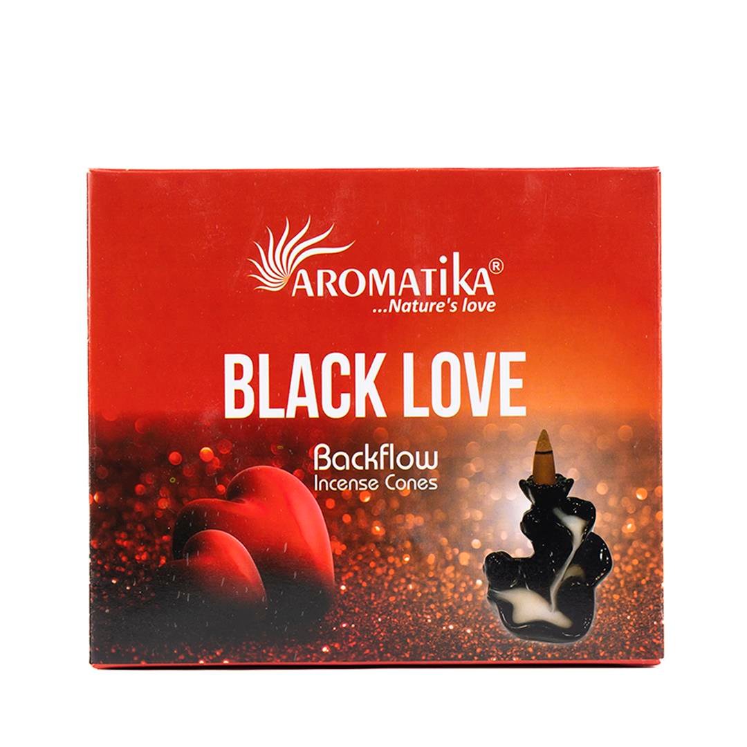 Aromatika Black Love Geri Akışlı Şelale Tütsü (Backflow)