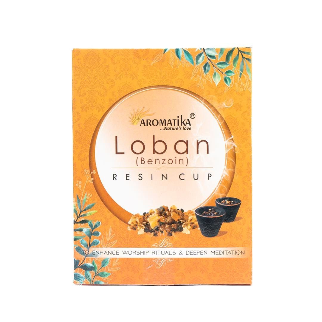 Aromatika Loban Resine Cup Bahçe Tütsüsü