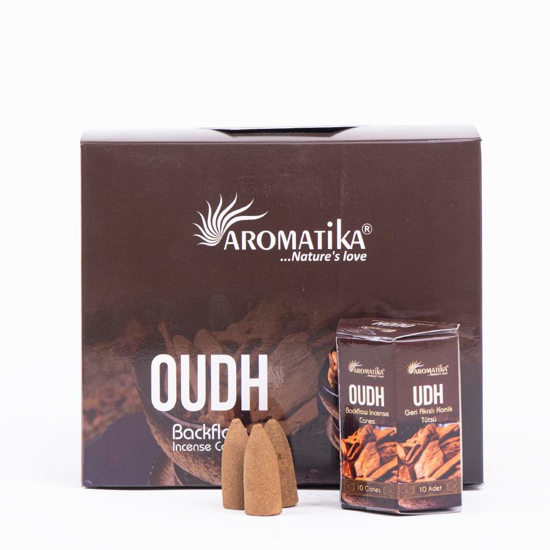Aromatika Oudh Geri Akışlı Şelale Tütsü (Backflow)