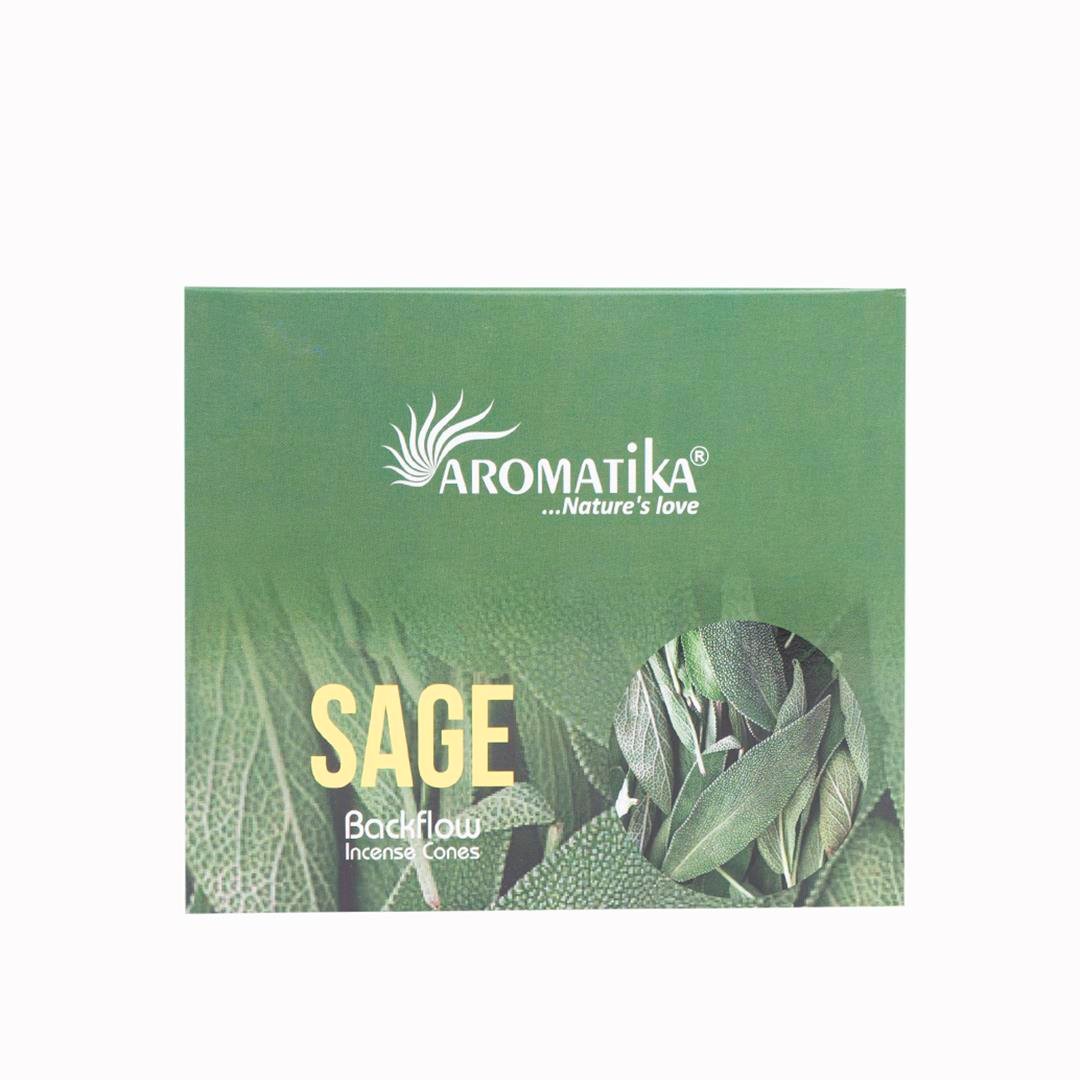 Aromatika Sage Geri Akışlı Şelale Tütsü (Backflow)