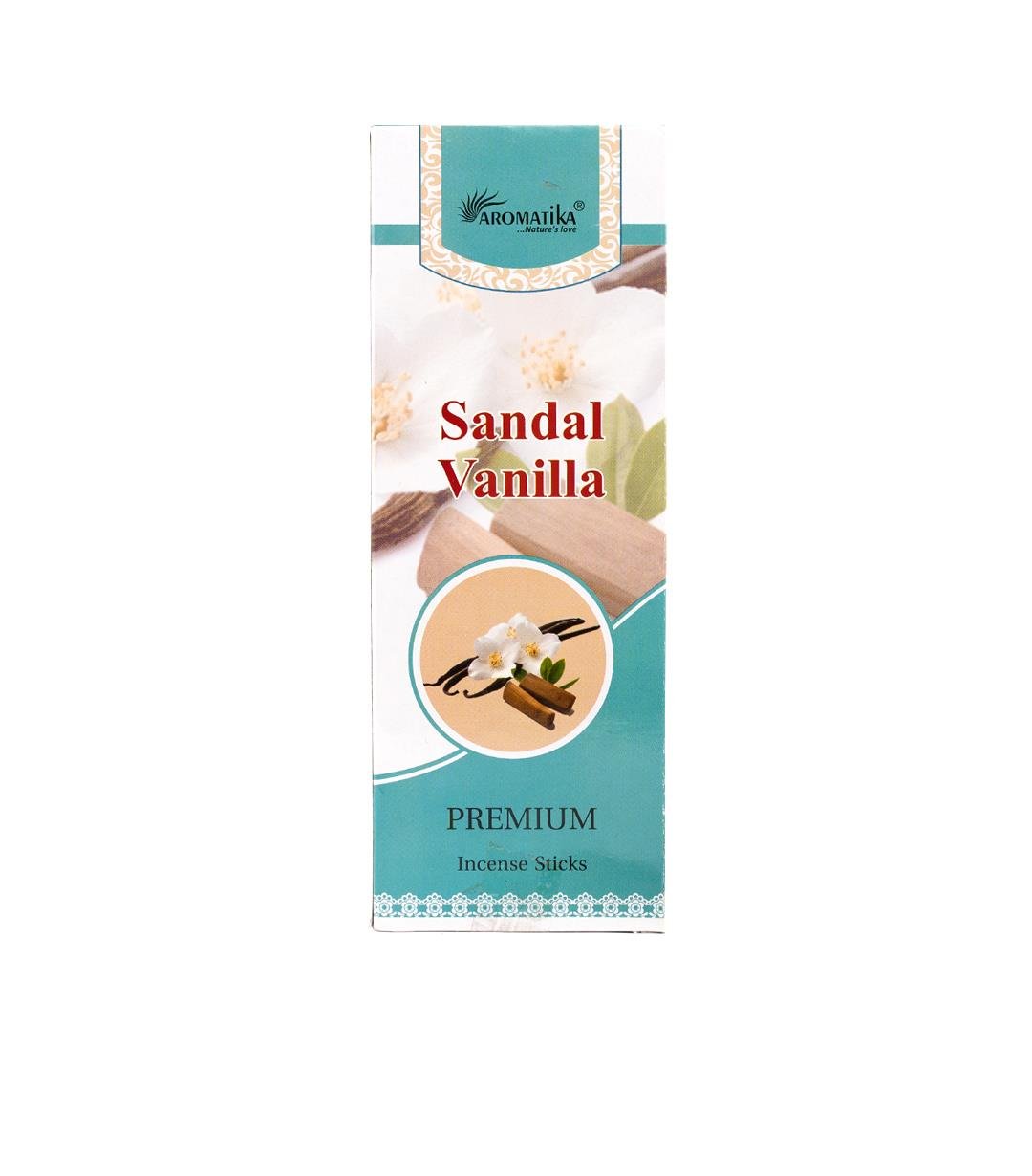 Aromatika Sandal & Vanilla Çubuk Tütsü