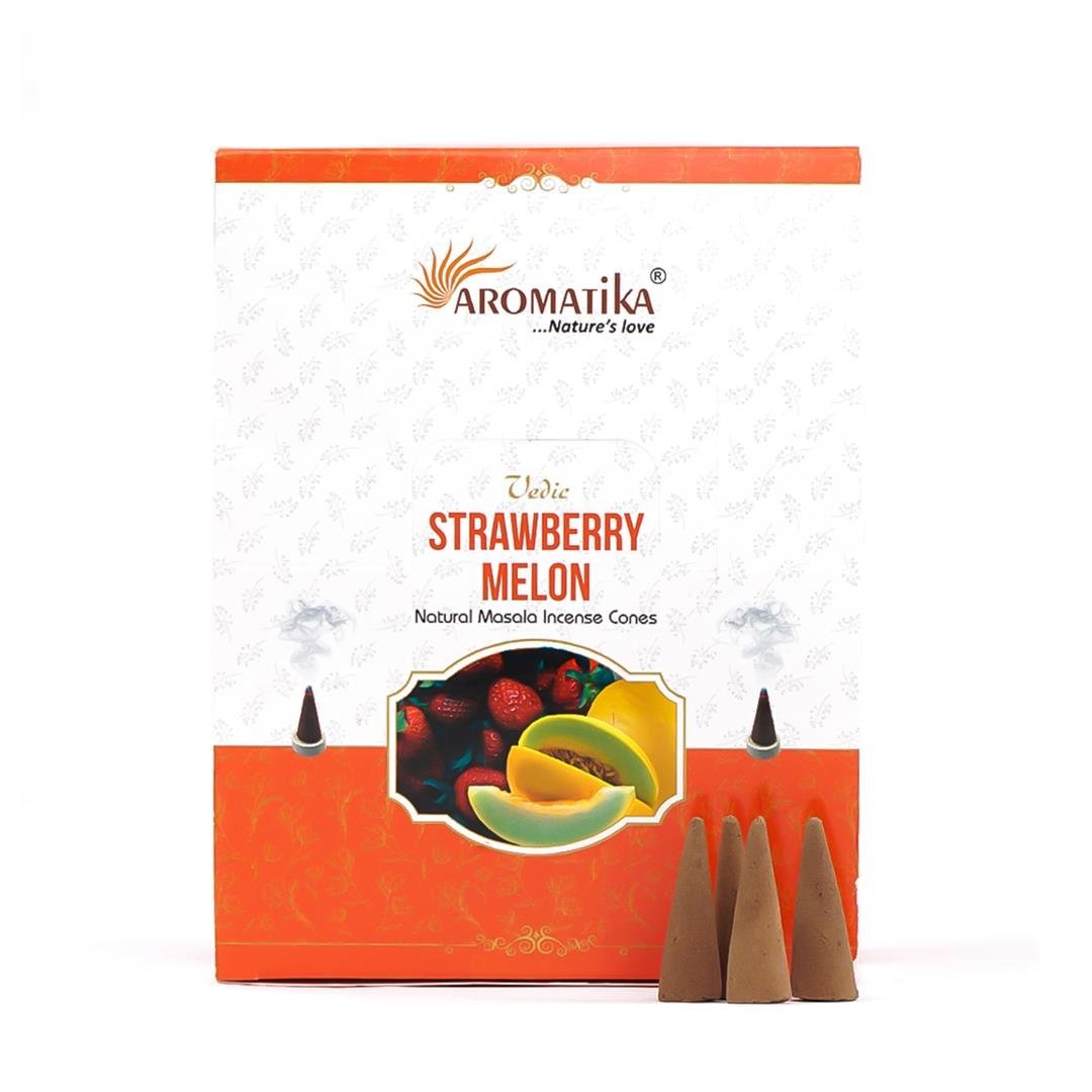 Aromatika Strawberry & Melon Konik Tütsü
