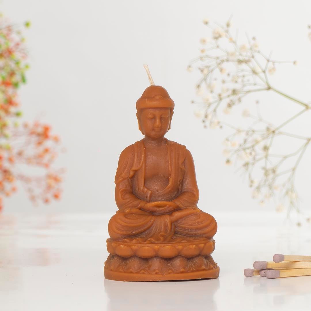 Lord Buddha Temalı Balmumu Mum