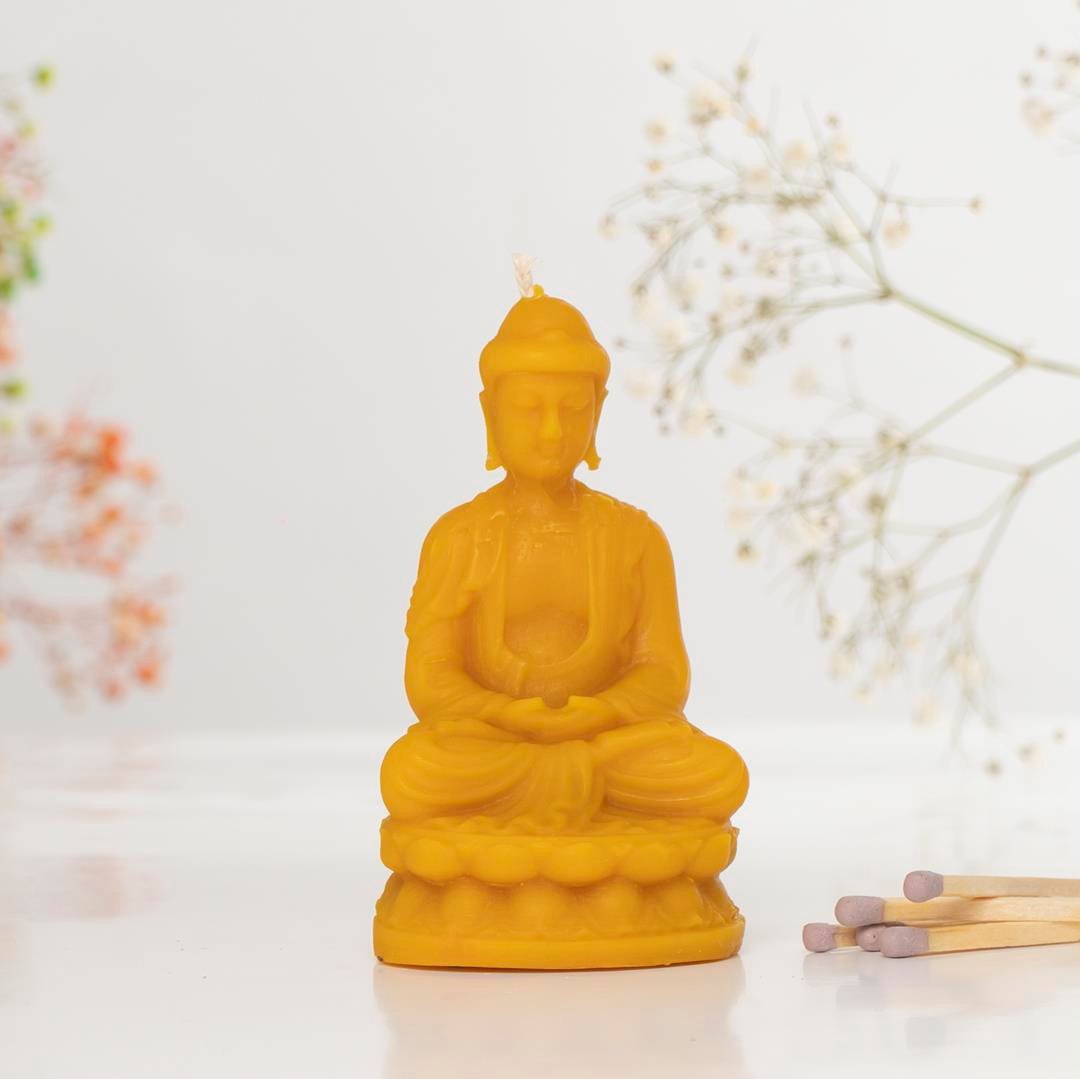 Lord Buddha Temalı Balmumu Mum