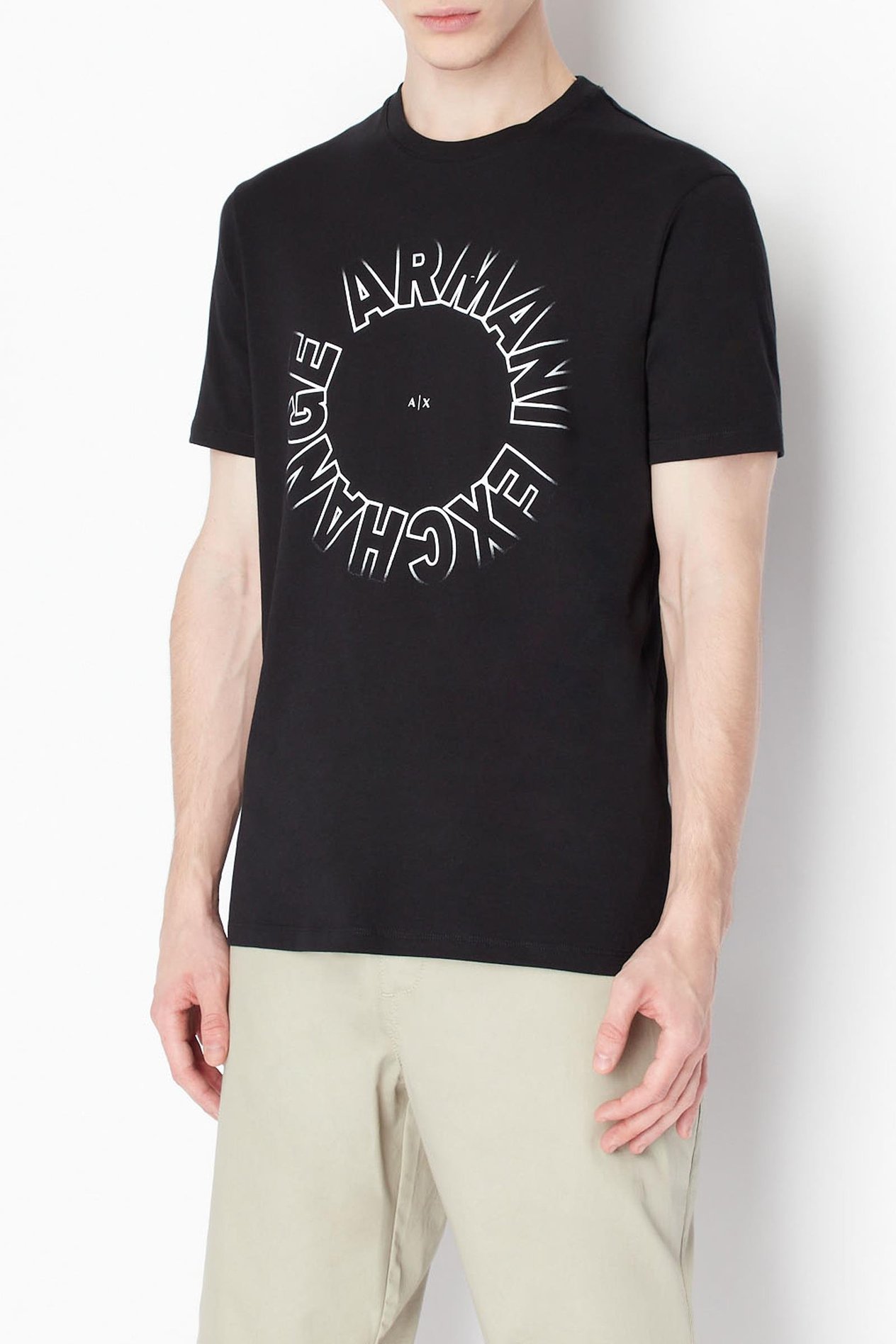 Armani Exchange Erkek Bisiklet Yaka T-Shirt