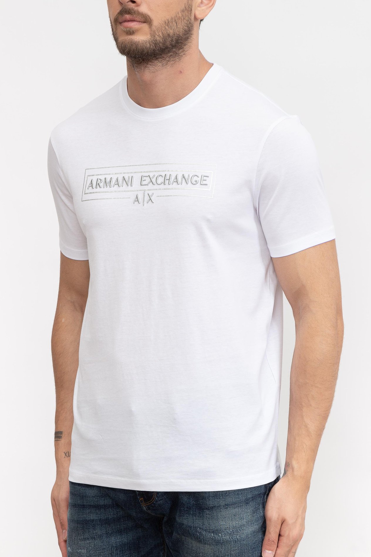 Armani Exchange Erkek Bisiklet Yaka T-Shirt