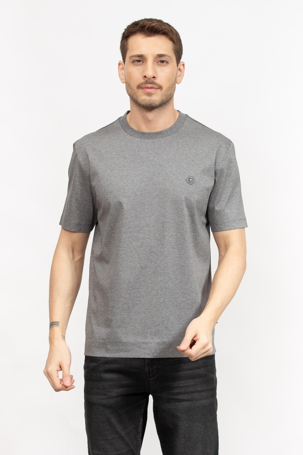 Boss Erkek Bisiklet Yaka T-Shirt