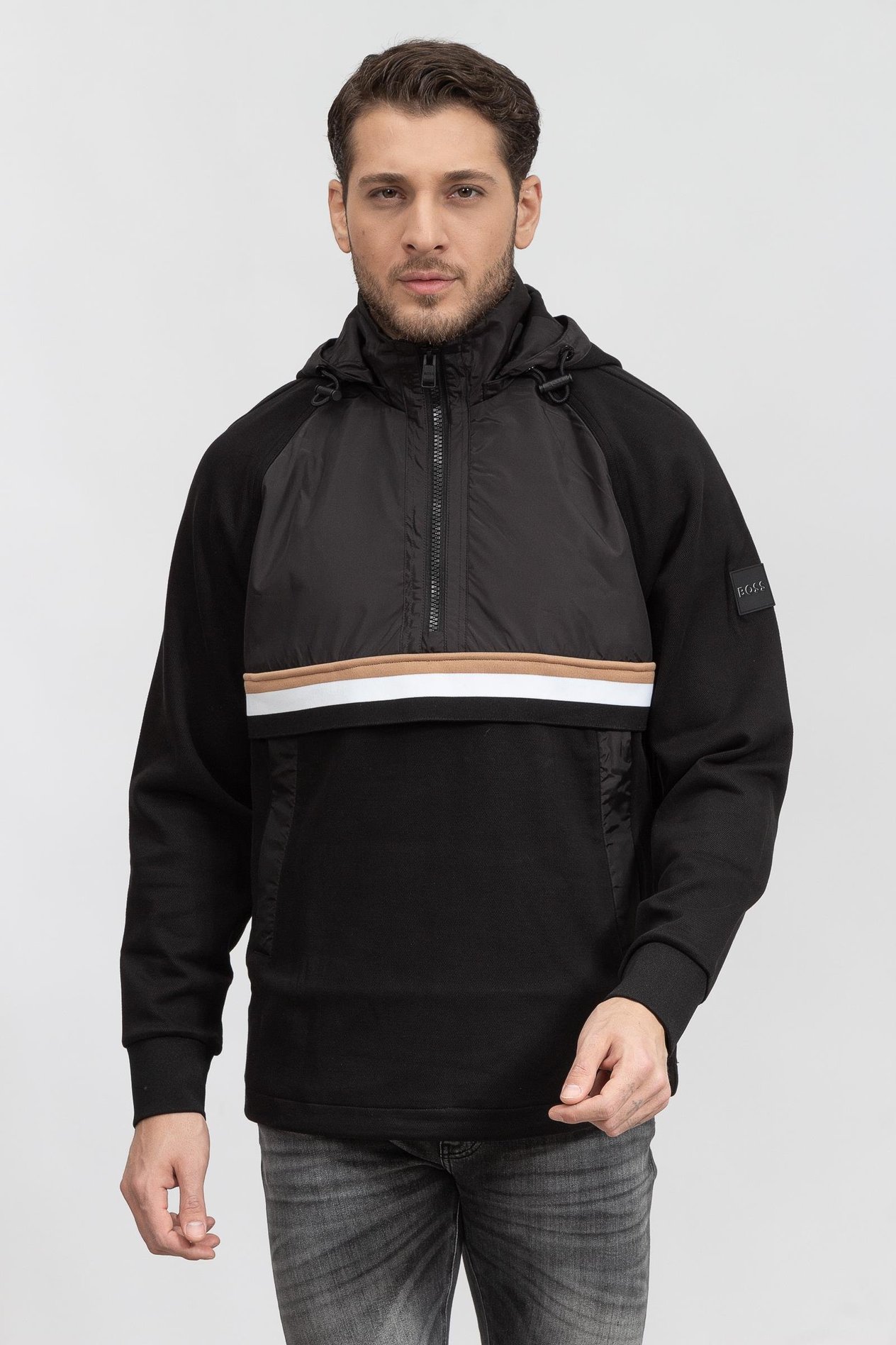 Boss Seeger Erkek Kapüşonlu Sweatshirt