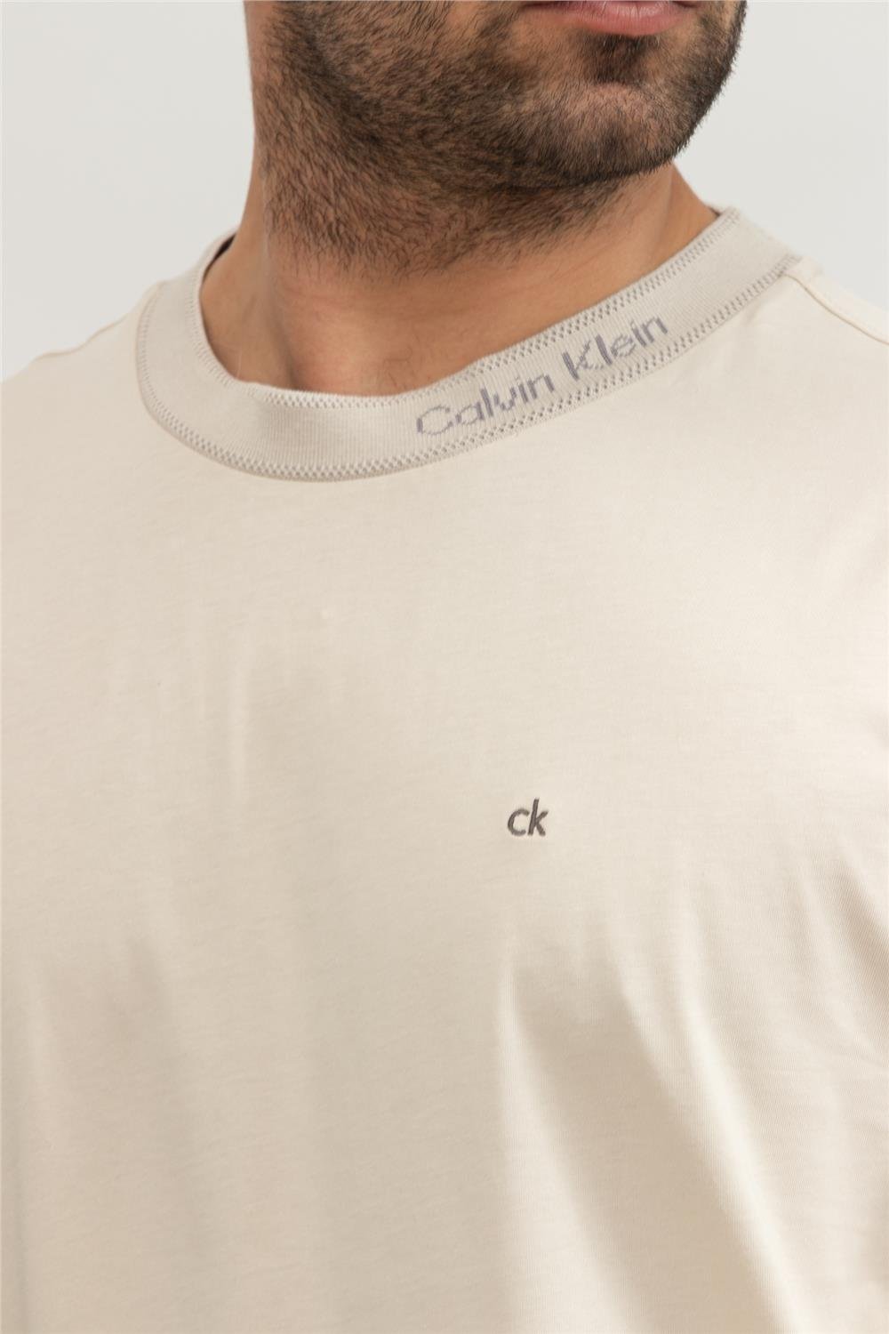 Calvin Klein Erkek Bisiklet Yaka T-Shirt