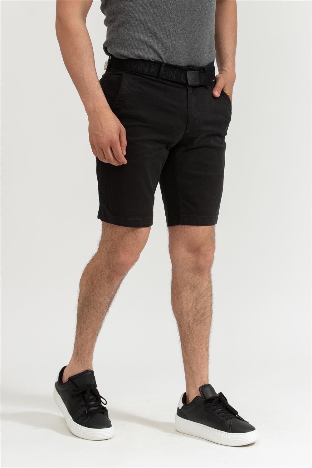 Calvin Klein Garment Dye Belted Shorts Erkek Bermuda Şort