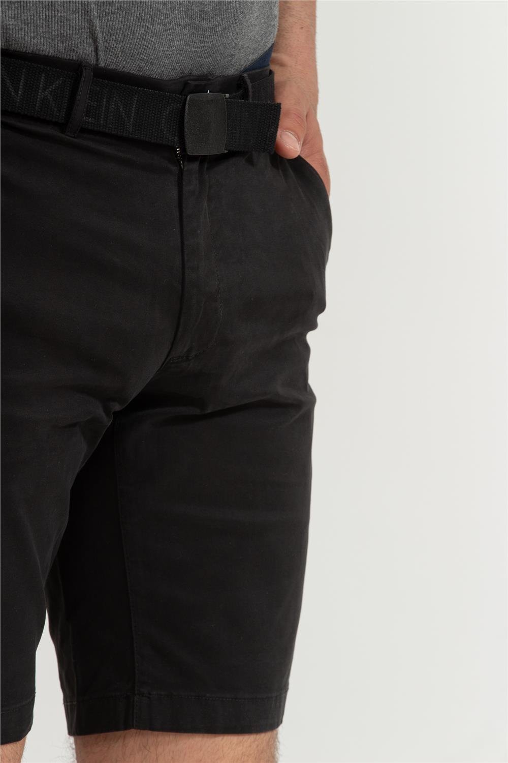 Calvin Klein Garment Dye Belted Shorts Erkek Bermuda Şort