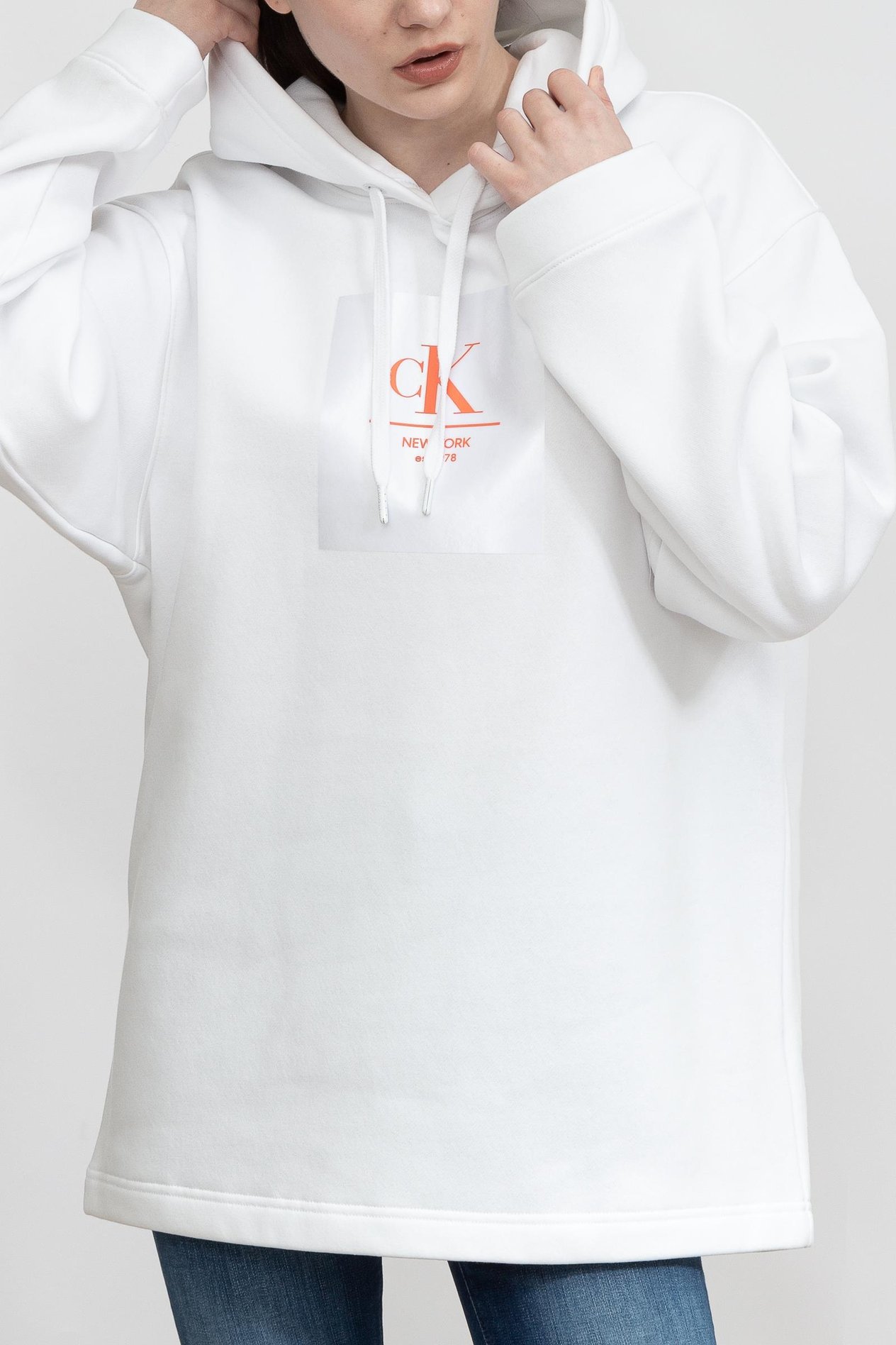 Calvin Klein Urban Minimal Kadın Kapüşonlu Sweatshirt