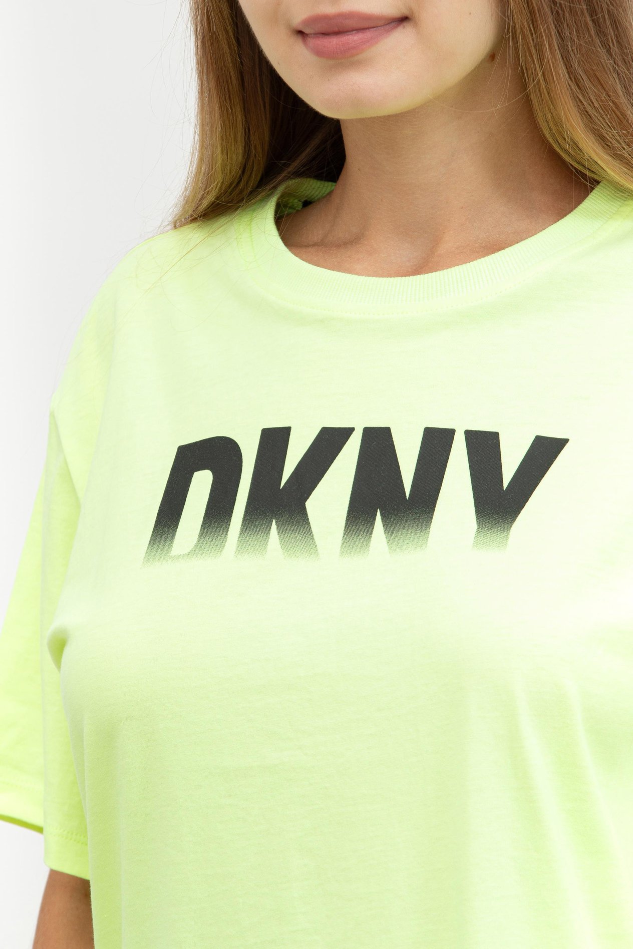DKNY Kadın Bisiklet Yaka T-Shirt