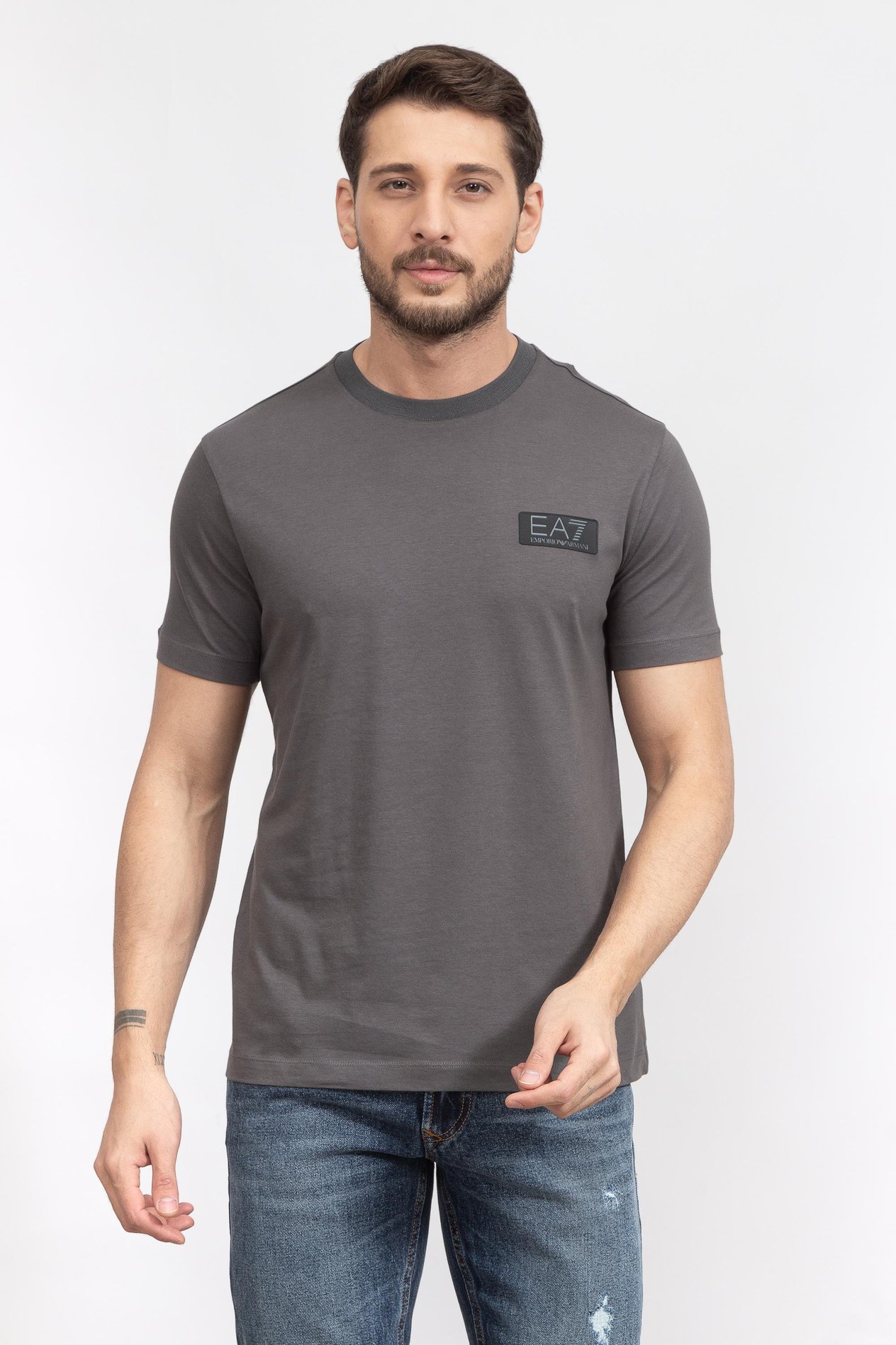 EA7 Erkek Bisiklet Yaka T-Shirt