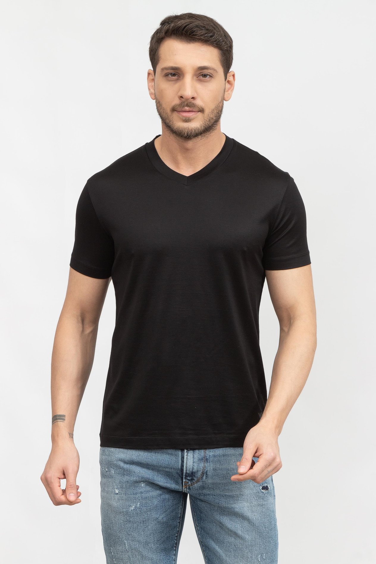 Emporio Armani Erkek Bisiklet Yaka T-Shirt