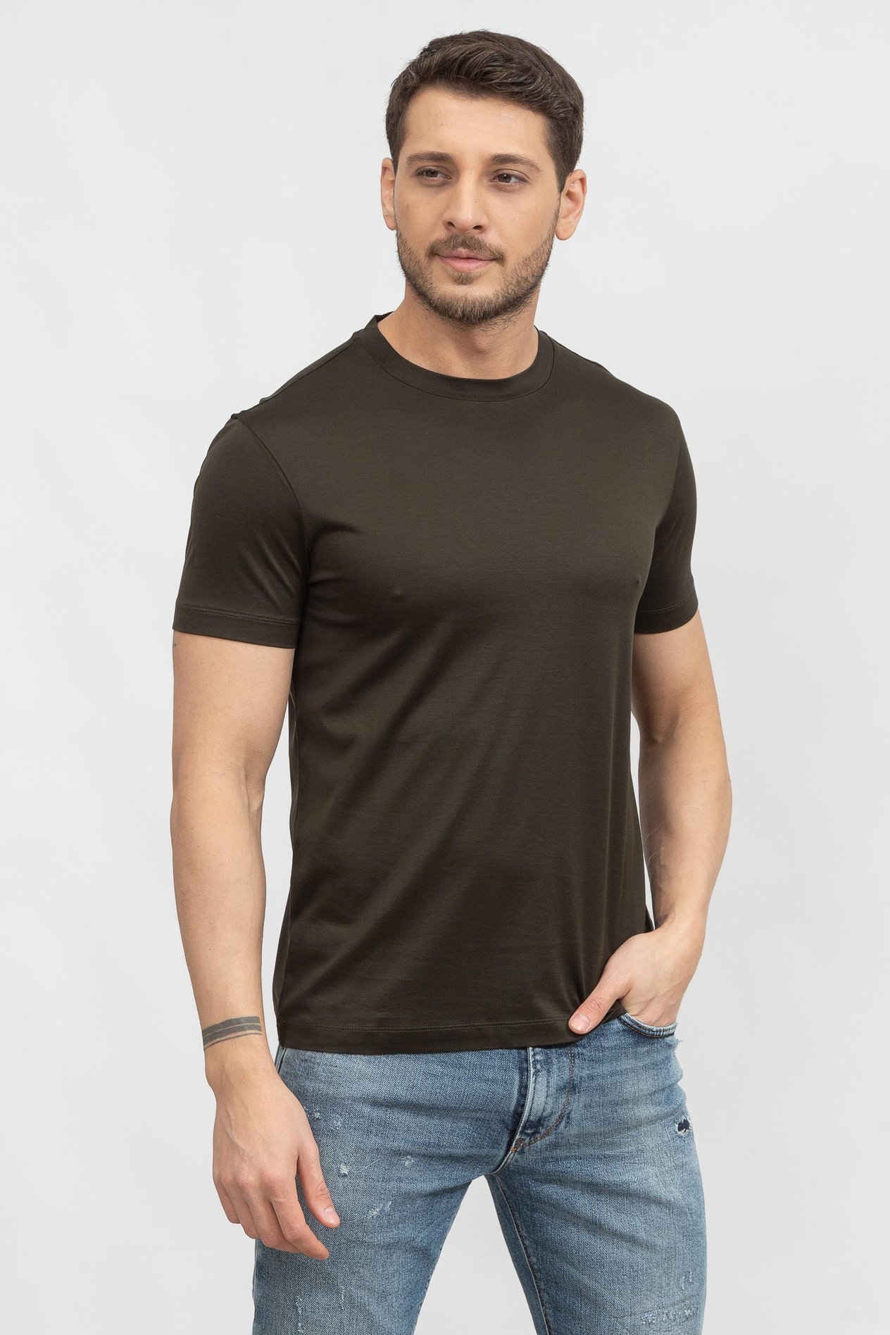 Emporio Armani Erkek Bisiklet Yaka T-Shirt