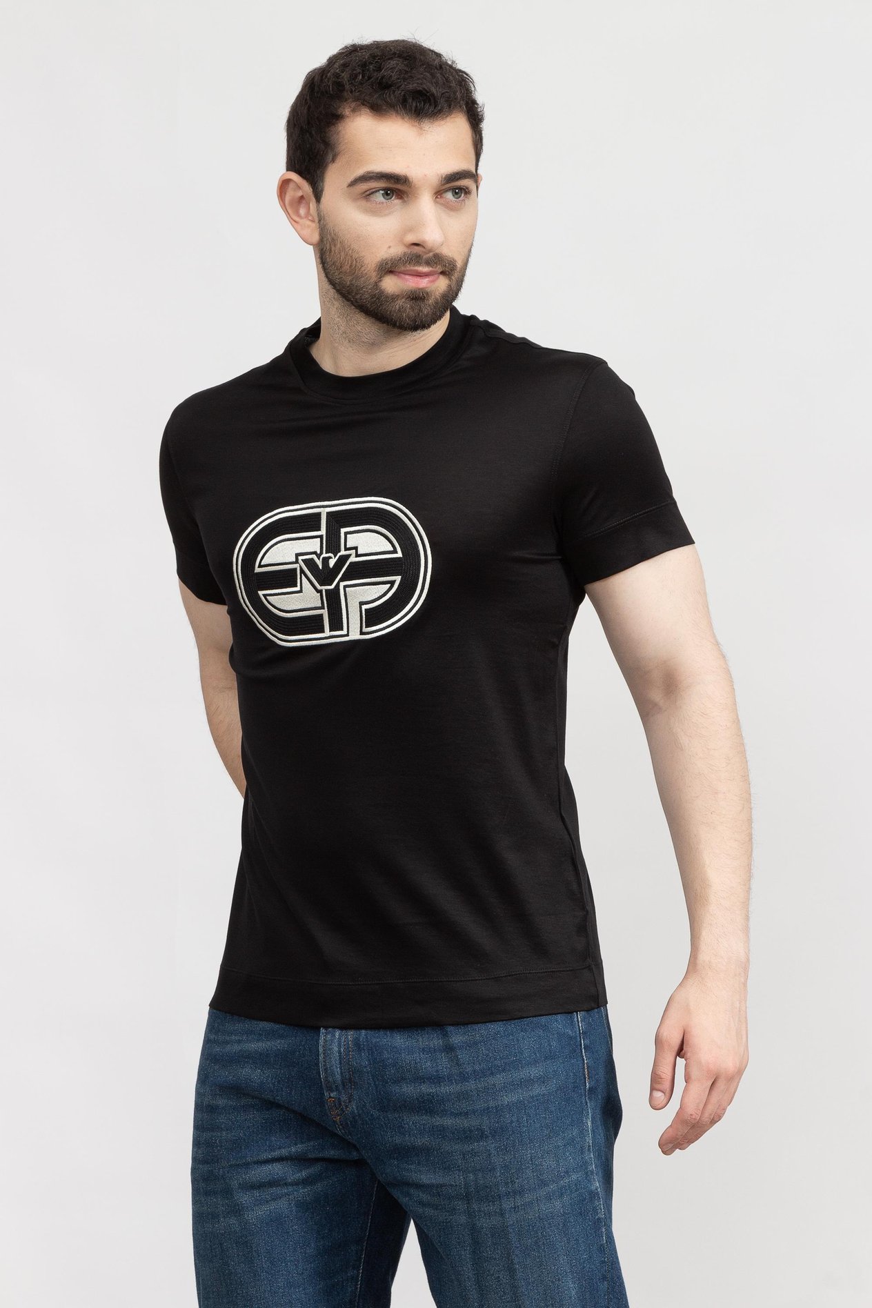 Emporio Armani Erkek Bisiklet Yaka T-Shirt