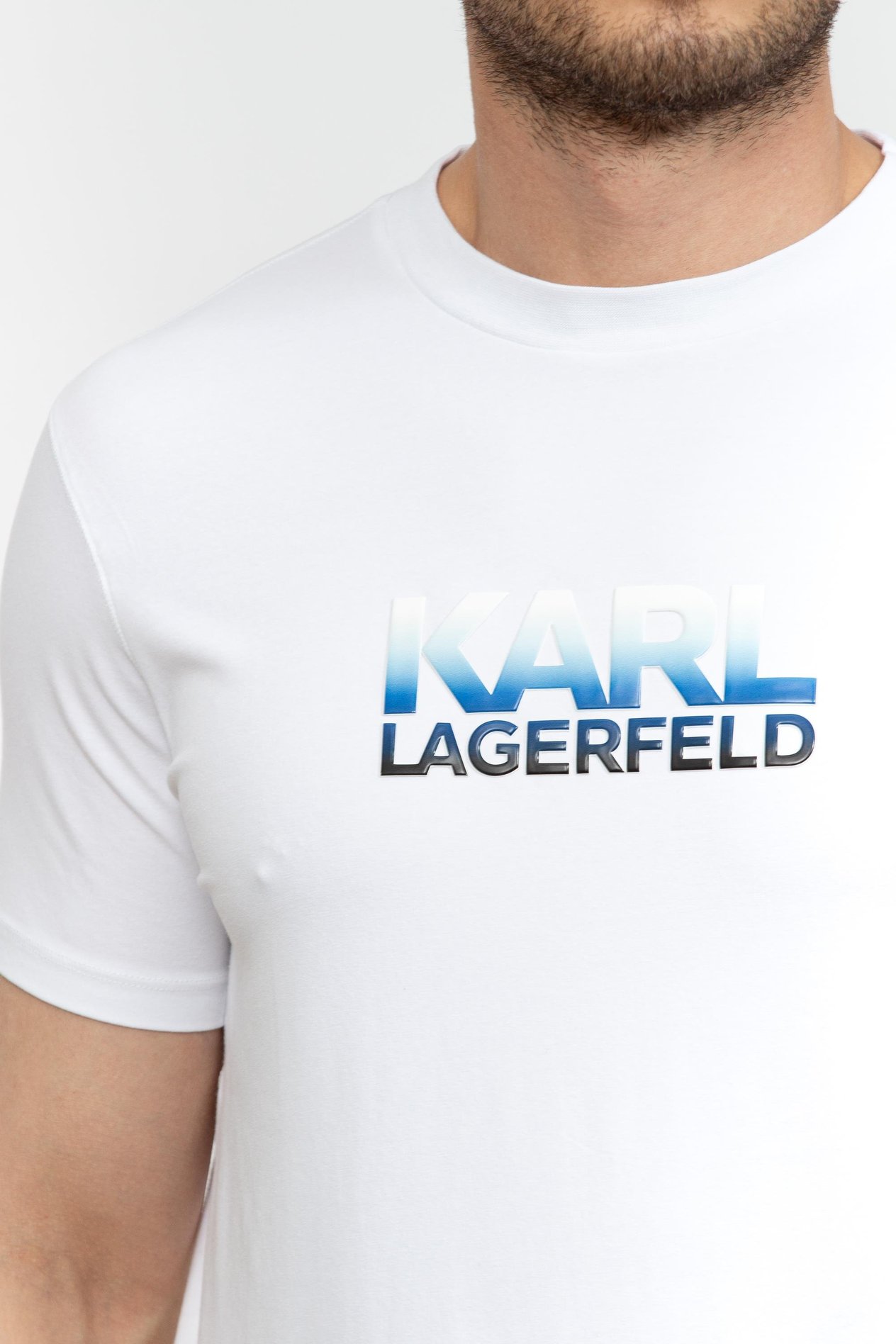 Karl Lagerfeld Erkek Bisiklet Yaka T-Shirt