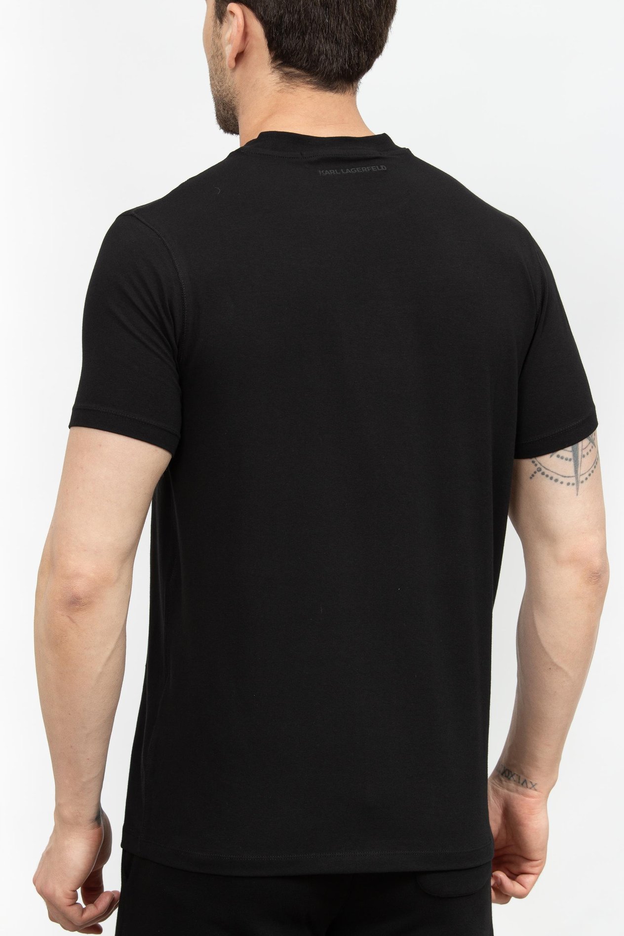 Karl Lagerfeld Erkek Bisiklet Yaka T-Shirt