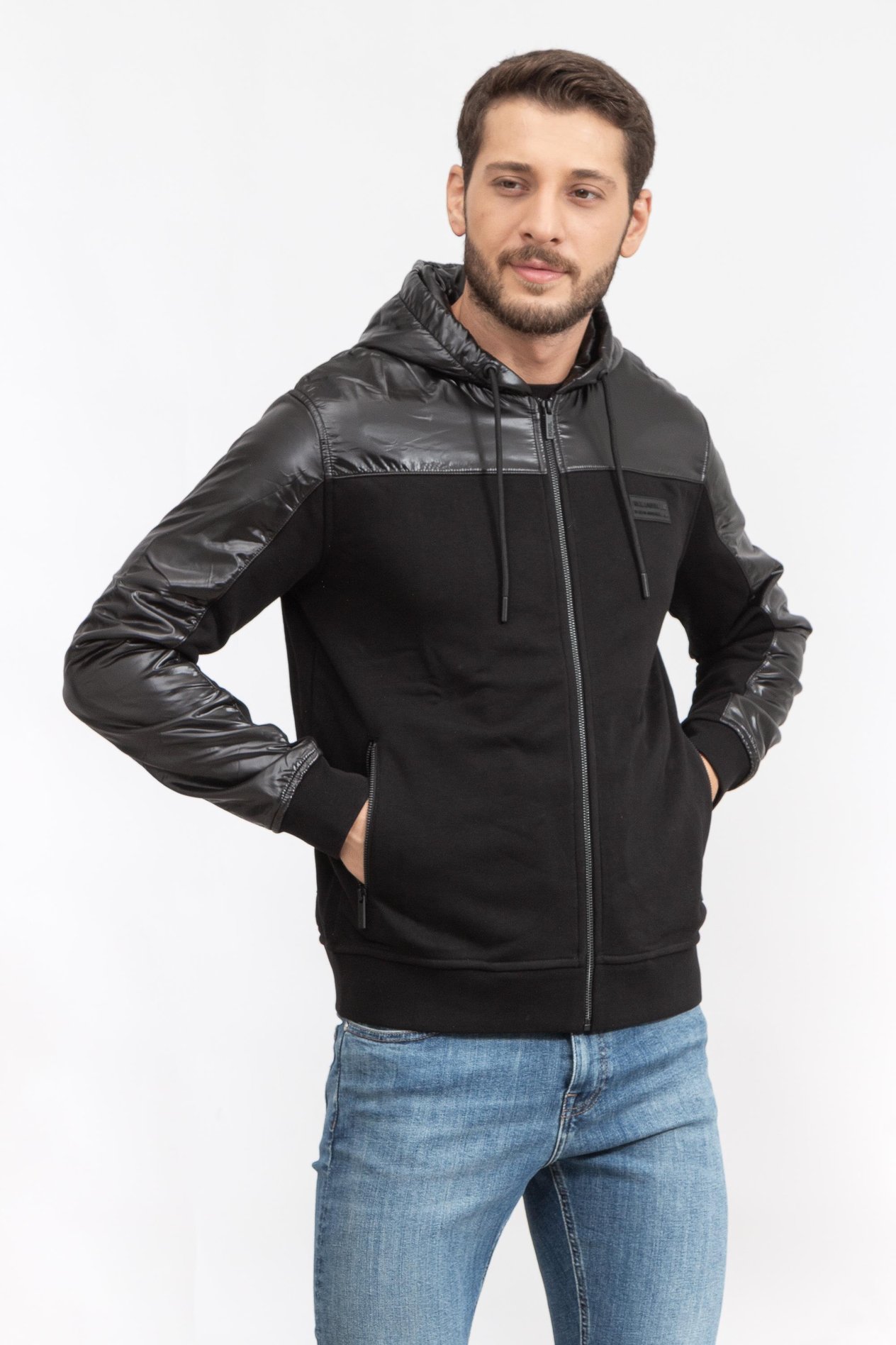 Karl Lagerfeld Erkek Fermuarlı Sweatshirt