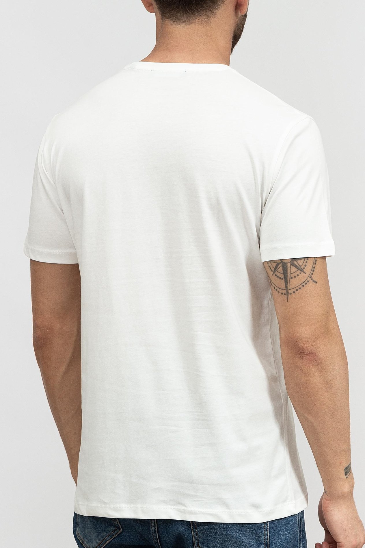 Stamati's Erkek Bisiklet Yaka T-Shirt