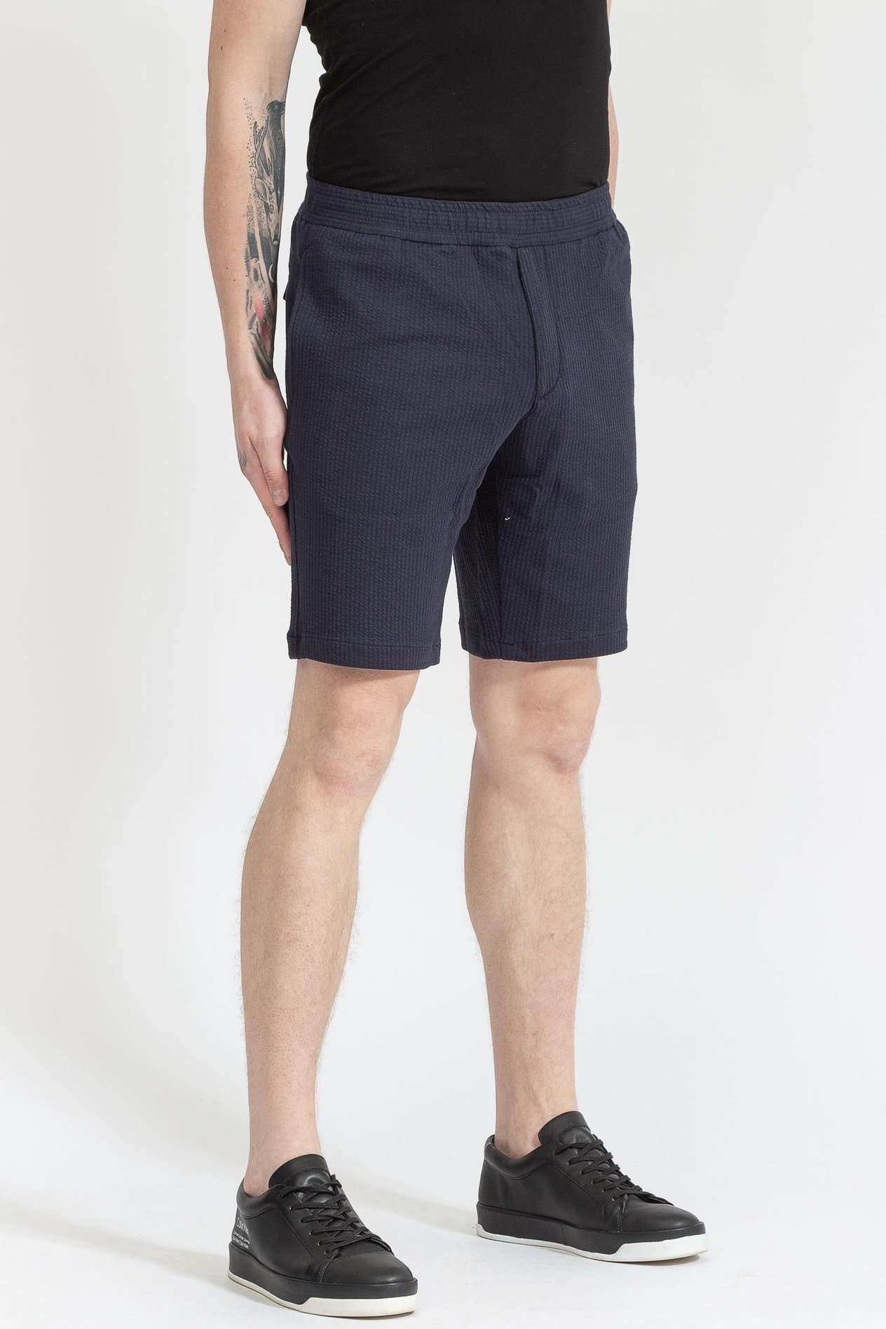 Tommy Hilfiger Harlem Pull On Seersucker Jersey Erkek Bermuda Şort
