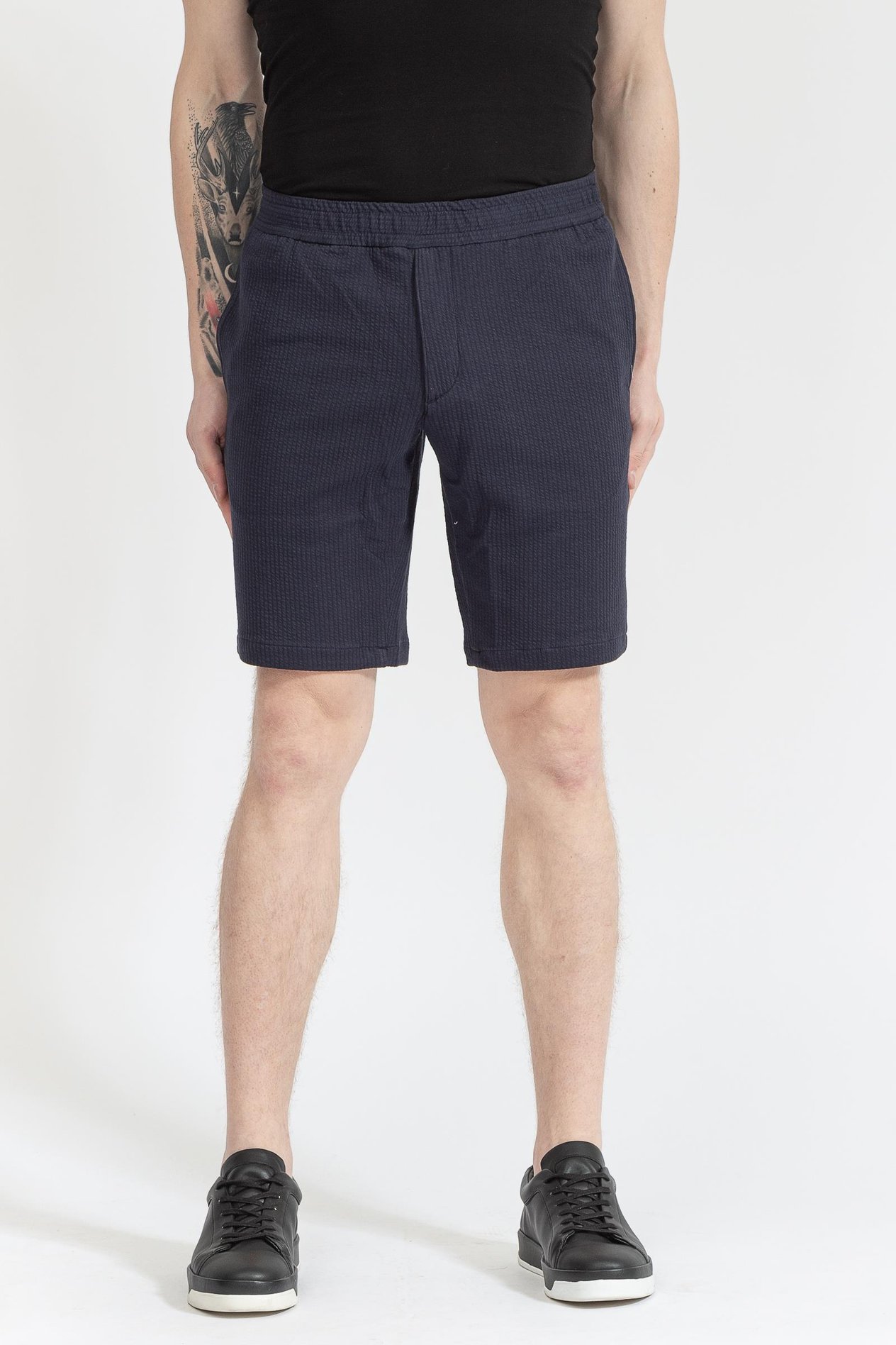 Tommy Hilfiger Harlem Pull On Seersucker Jersey Erkek Bermuda Şort