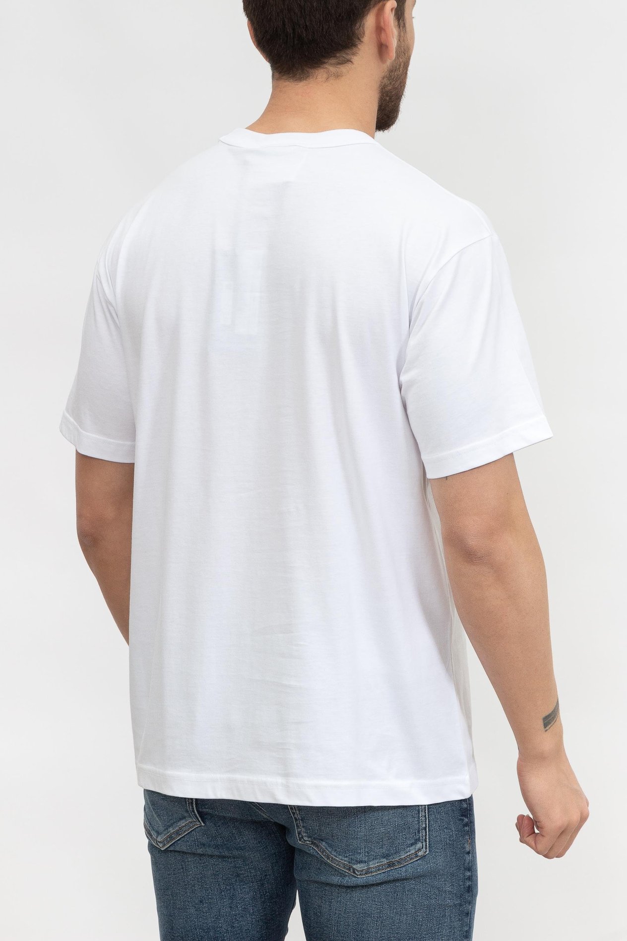 Versace Jeans Couture Erkek Bisiklet Yaka T-Shirt