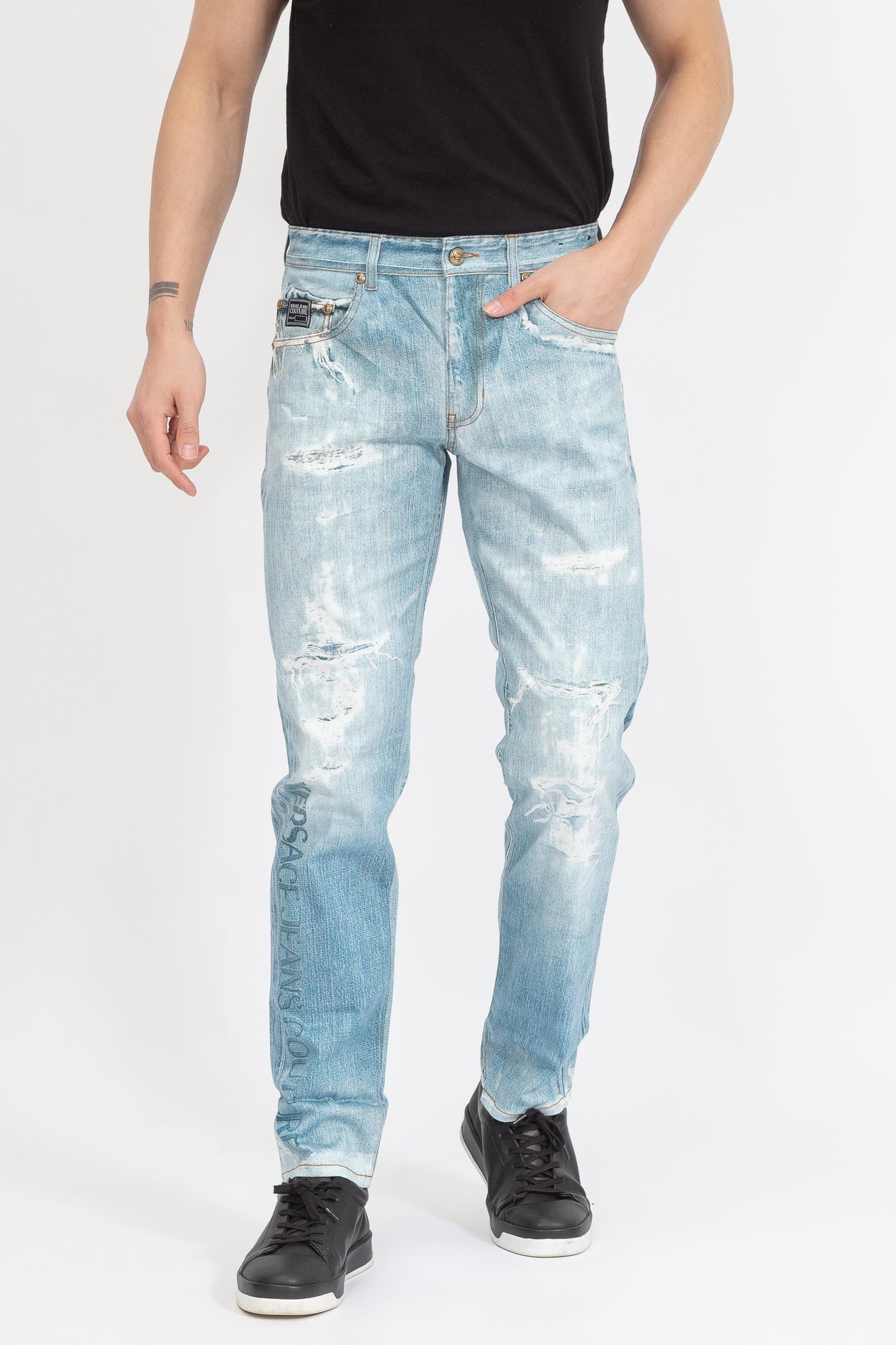 Versace Jeans Couture Erkek Jean Pantolon