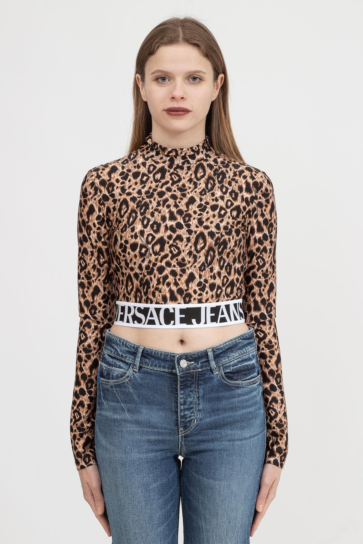 Versace Jeans Couture Kadın Uzun Kollu T-Shirt