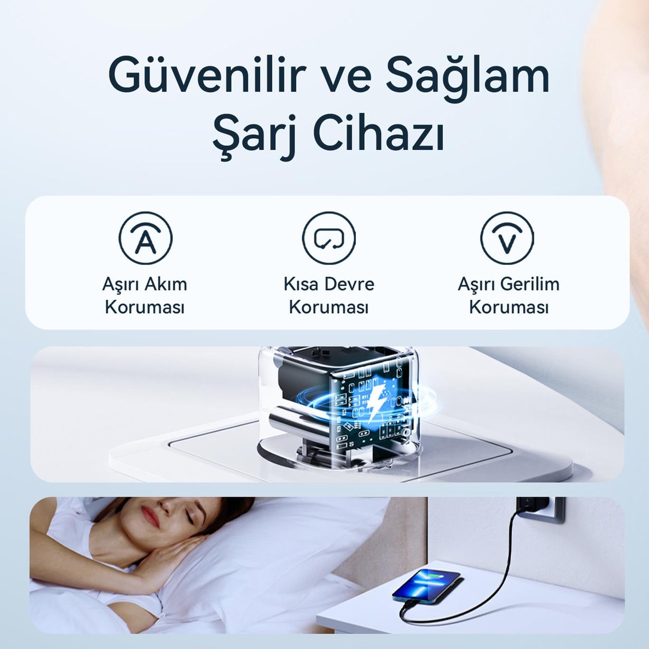 VOLTME V2004 Revo Beyaz 20W USB-C Şarj Cihazı
