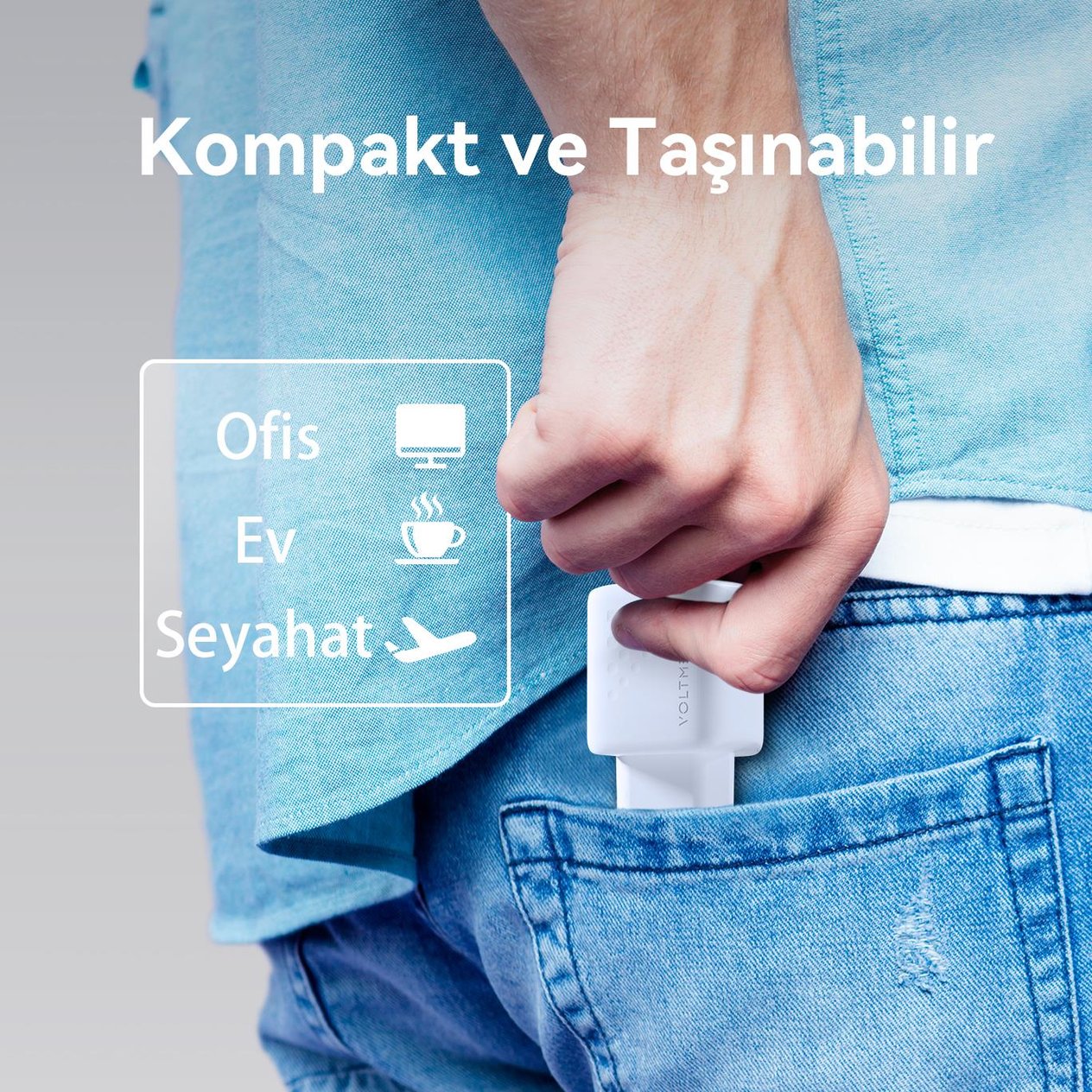 VOLTME V2018 Revo Beyaz 20W C Şarj Cihazı