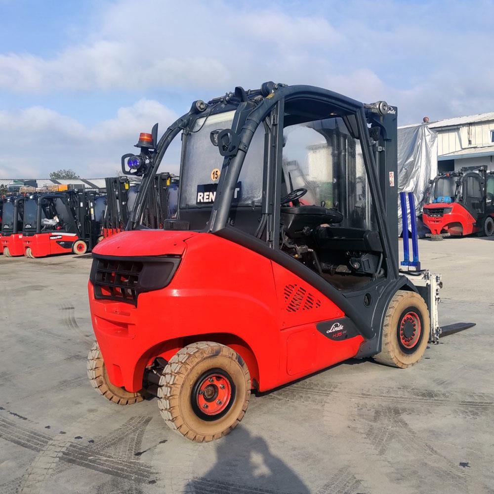 2015 Model LINDE H35D-393 Dizel Forklift (F1.4686)  [OPS]