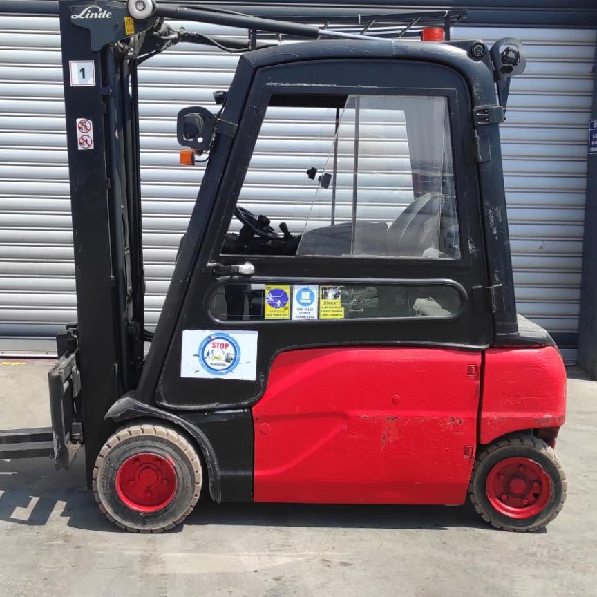 LINDE E20PL-386 Elektrikli Forklift 2016 Model (F1.4685) 