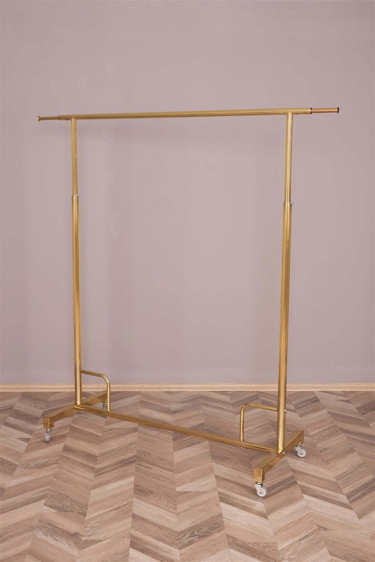 Gold Kaplama Askılık Yuvarlak Borudan Stand