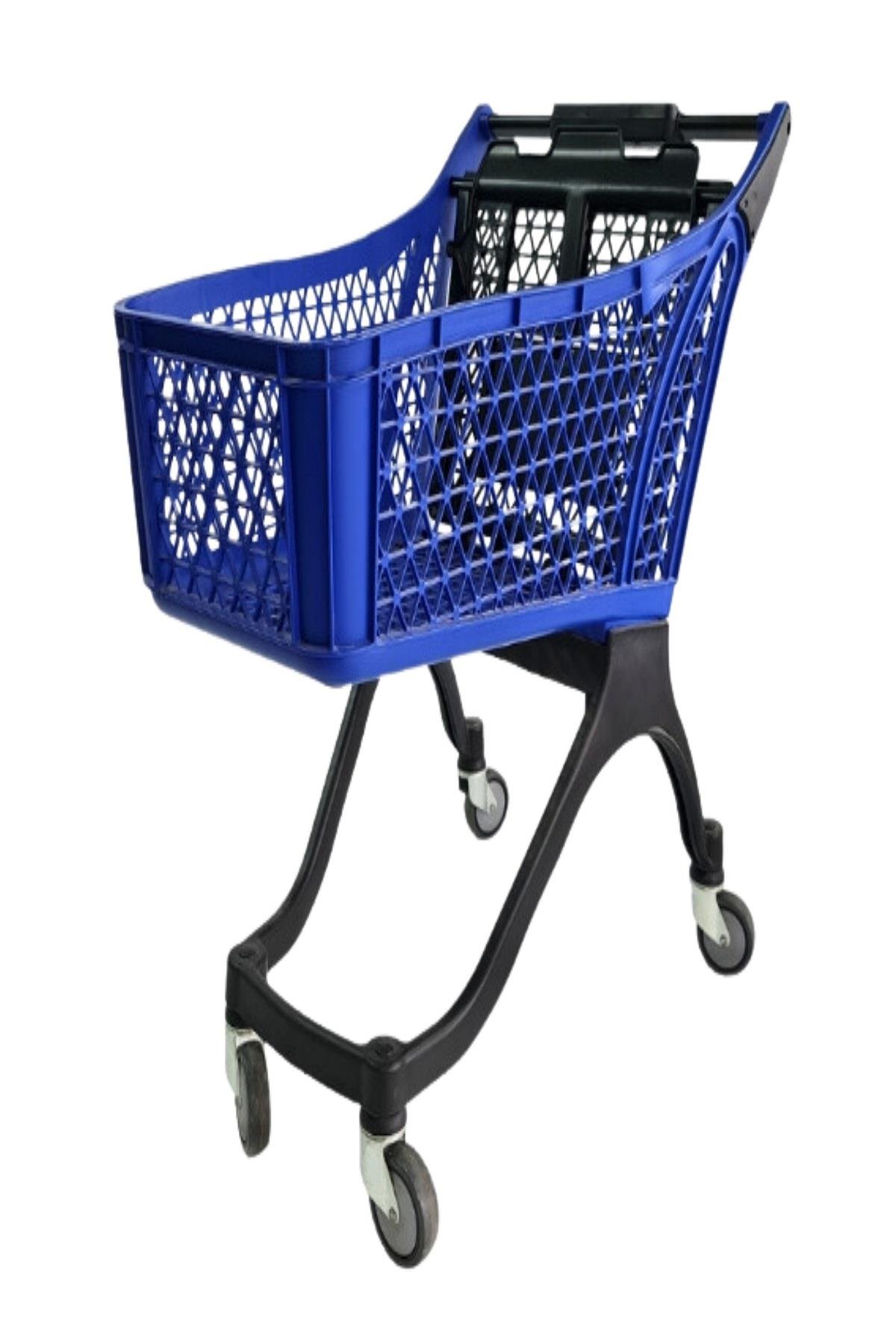 Plastik Market Arabası 150 LT Kırmızı 