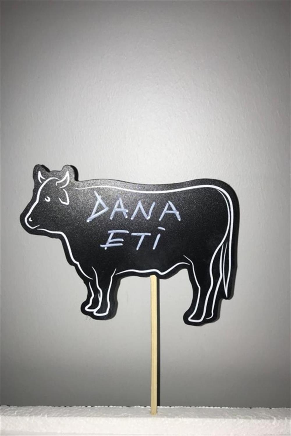 Saplamalı İnek Figürü Etiketi