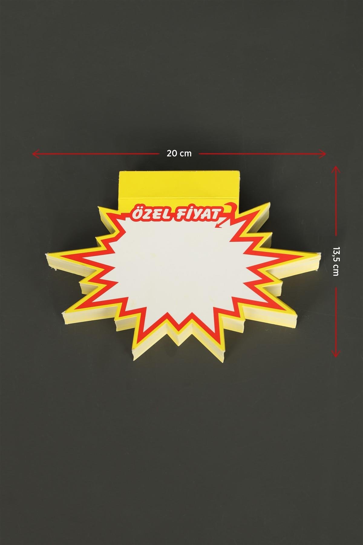 Yıldızlı Etiket Özel 20*14