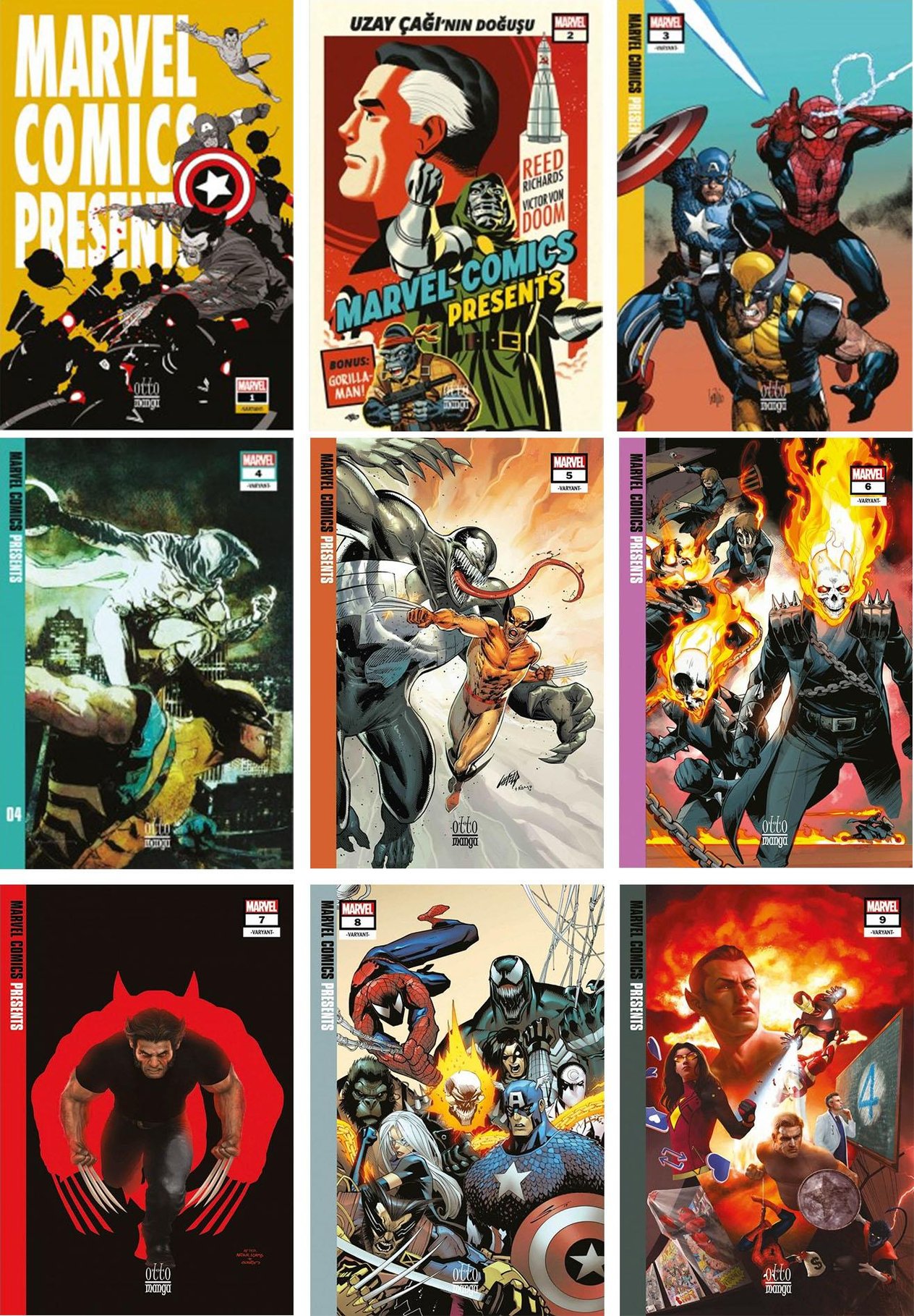 Marvel Comics Presents Set Varyant Kapak