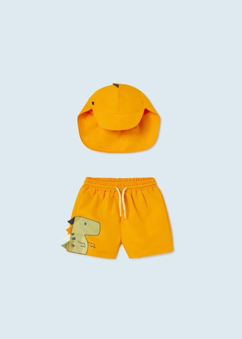 01642 MAYORAL ERKEK BEBEK ŞAPKALI MAYO SET 