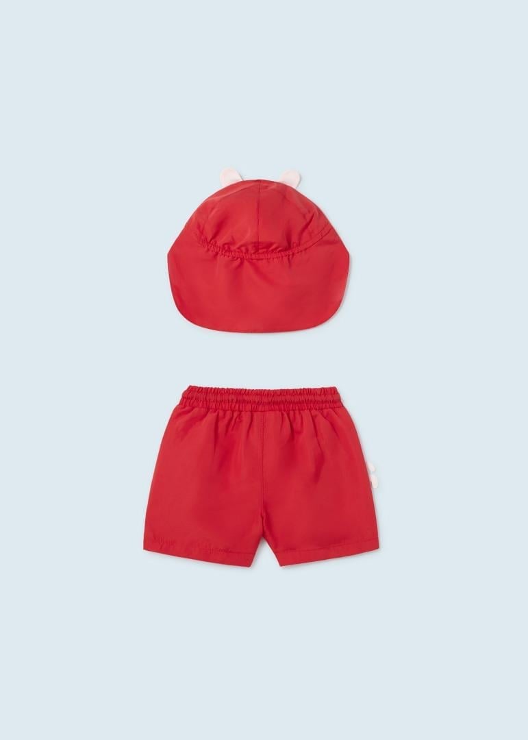 01642 MAYORAL ERKEK BEBEK ŞAPKALI MAYO SET