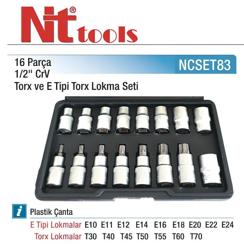 Nt Tools 16 Parça 1/2
