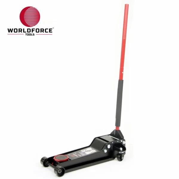 Worldforce Hidrolik Düşük Profil 5 Ton Arabalı Kriko Çift Pistonlu 11128