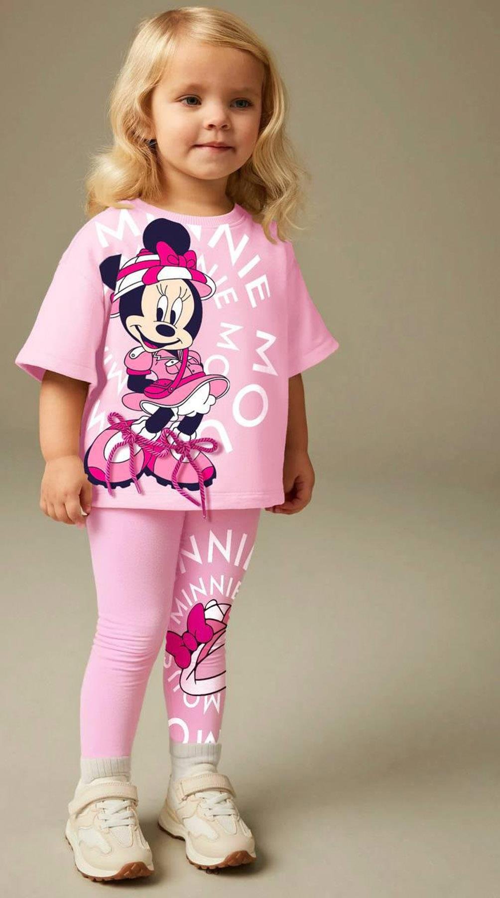 Bağcık Detay Minnie İkili Takım (2-8 Yaş)
