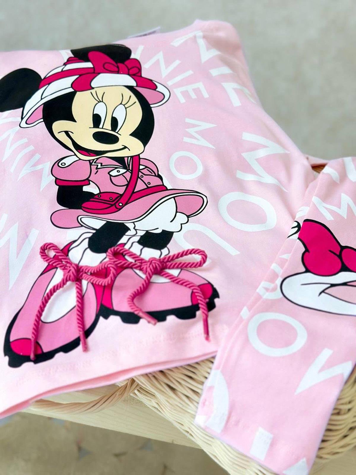Bağcık Detay Minnie İkili Takım (2-8 Yaş)