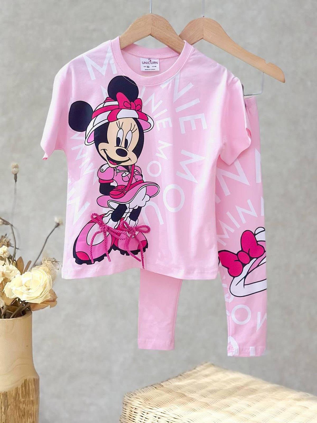 Bağcık Detay Minnie İkili Takım (2-8 Yaş)